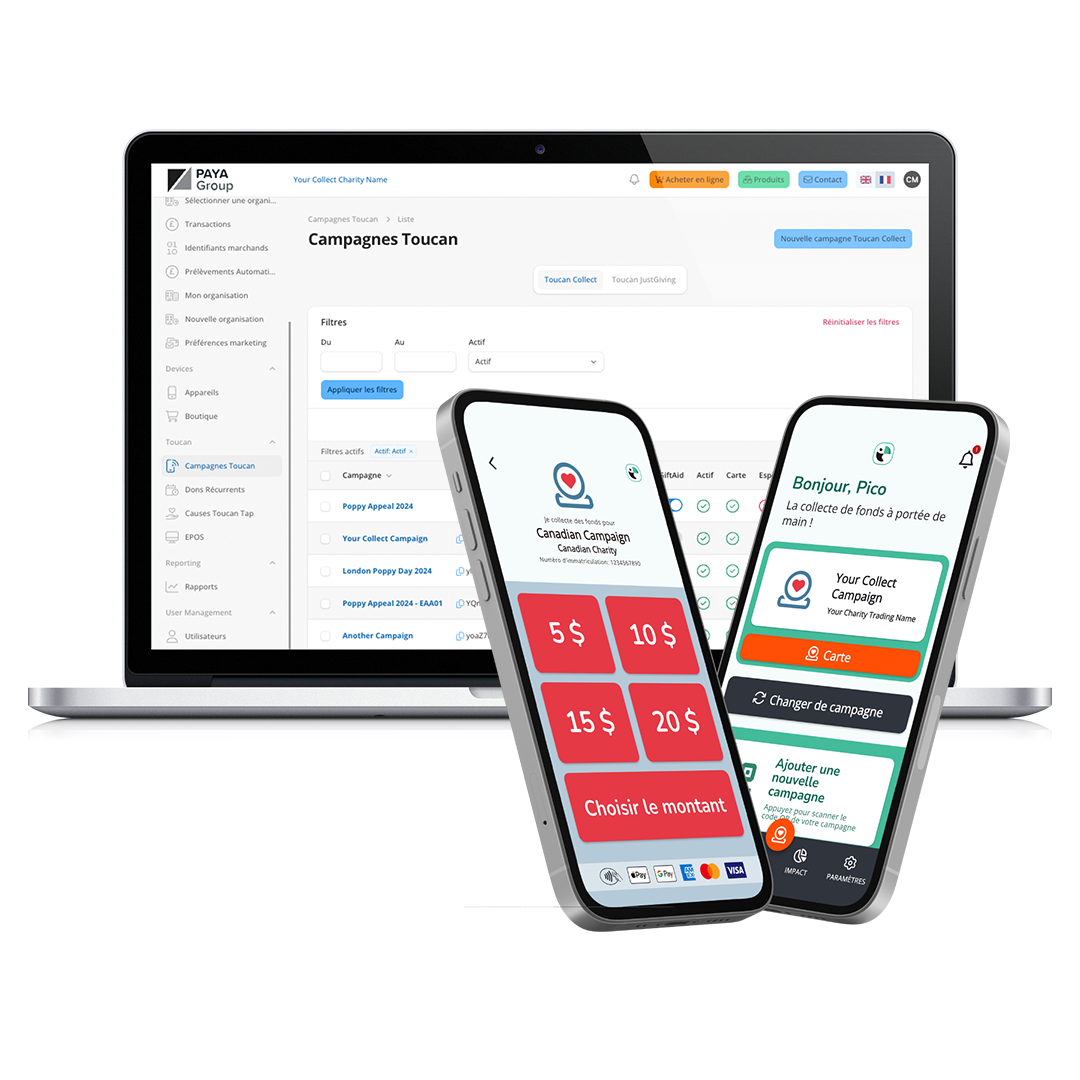 Toucan Charity Portal