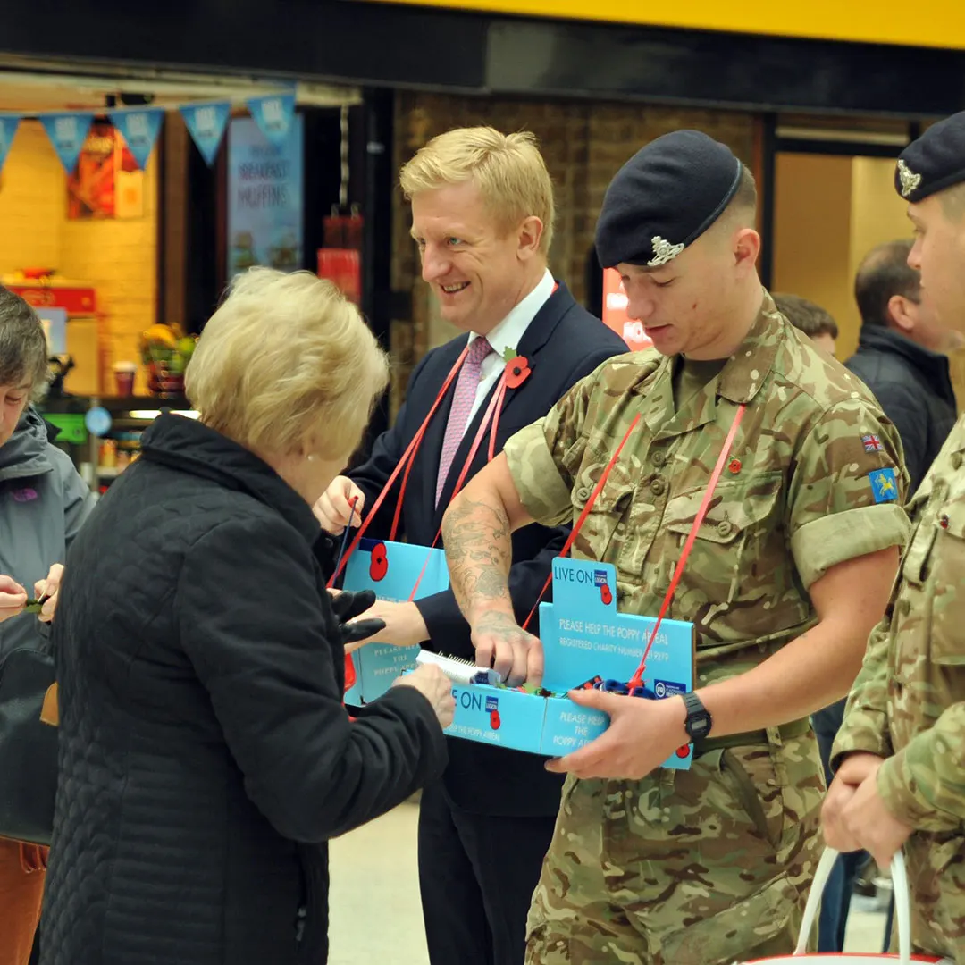 Royal British Legion Poppy Appeal fundraising