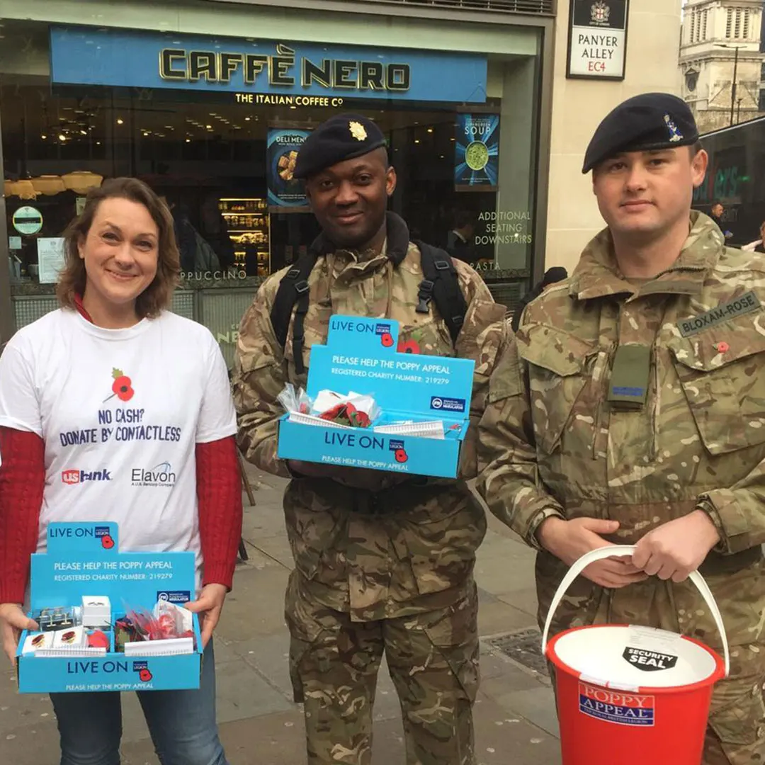 Royal British Legion Poppy Appeal fundraising